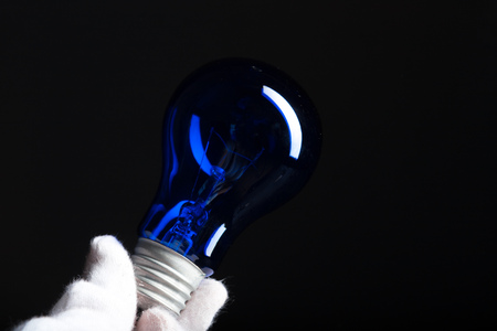 edison bulb close up.