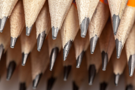 Pile of pencilsの写真素材