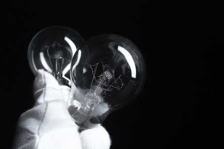 edison bulb close up.の写真素材