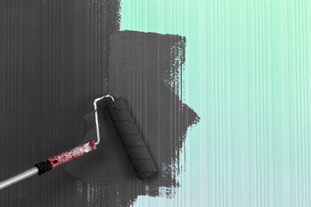Roller Brush Painting