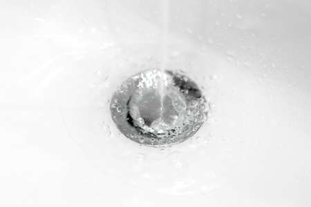 Water in sinkの写真素材