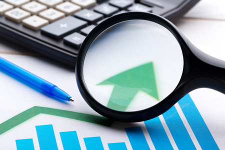 Graphical chart analysisの写真素材