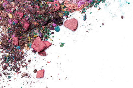 eyeshadow isolated on white background.の写真素材