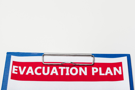 Emergency evacuation planの写真素材