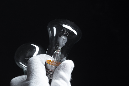 edison bulb close up.の写真素材