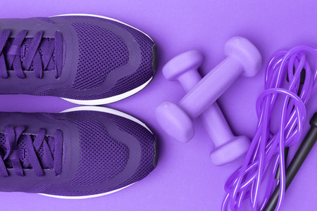 Sports Fitness concepts with Gym equipmentの写真素材