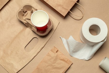 Recycled craft paperの写真素材