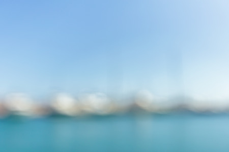 Blurred tropical seascapeの写真素材