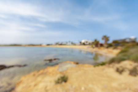 Blurred tropical seascapeの写真素材