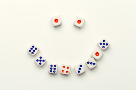 dice isolated on white background