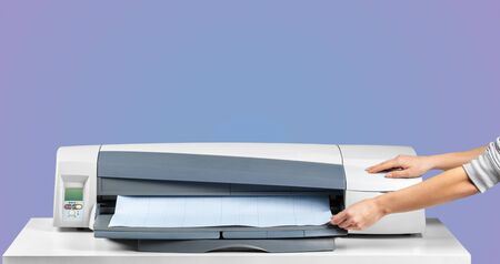 Printer, copier, scanner. Office table