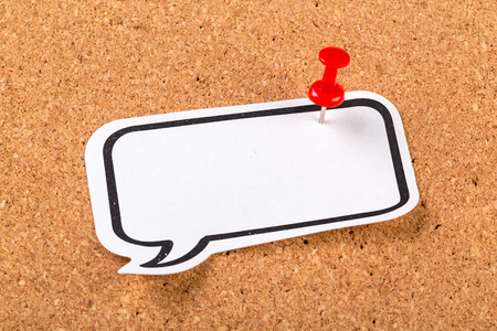 The cork board with blank notesの写真素材