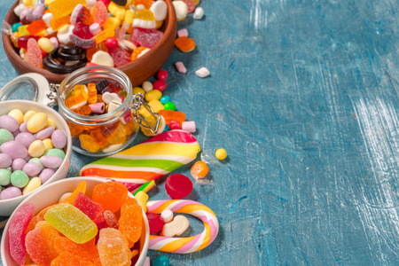 Colorful Candies mixedの写真素材