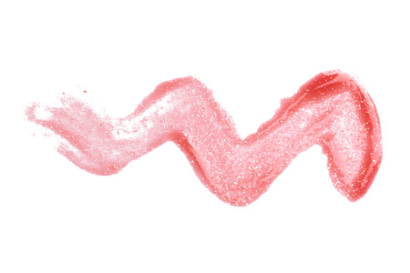 lipstick on white backgroundの写真素材