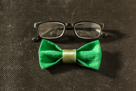bow tie on dark background