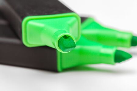Color pen close up. creative photo