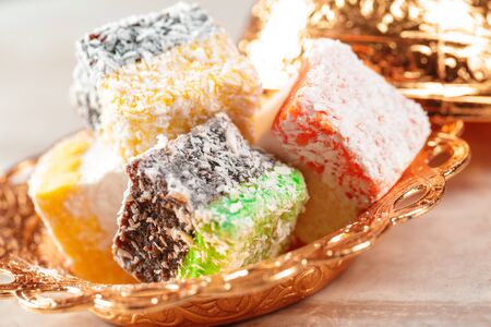 Delicious Colorful Turkish Delights. creative photo