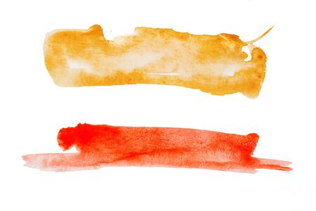 watercolor spot and stokes. close up. creative photo.の写真素材