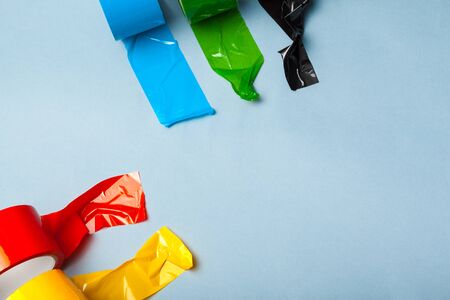 Rolls of insulation adhesive tape multicolored isolating tape