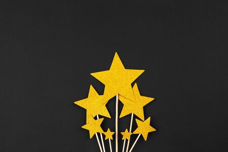 gold star decoration creative photo.