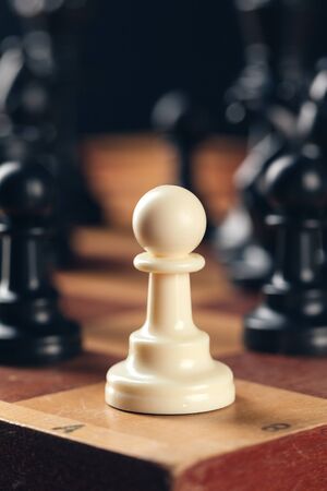 chess on board business conceptの写真素材
