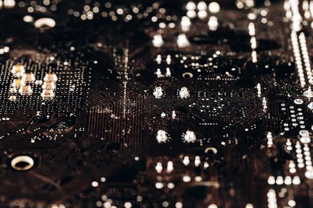 Computer mother board . Computer partsの写真素材