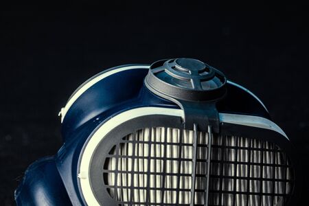 Respirator half mask for multi-purpose use close up, copy spaceの写真素材