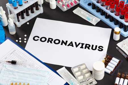Coronavirus outbreak concept.Coronavirus diagnosis, laboratory testingの写真素材