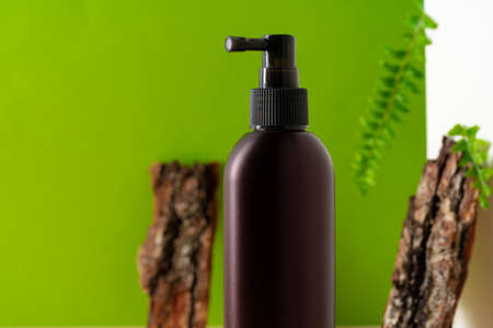 Eco friendly natural cosmetics concept, copy space