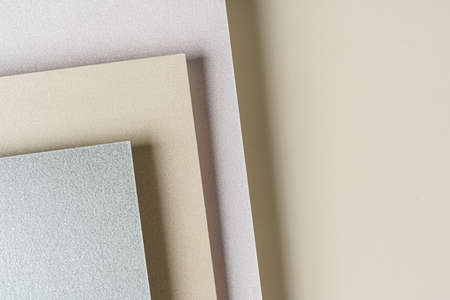 Close up of paper samples for crafts and business