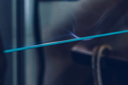 Process of cable production in a factoryの写真素材