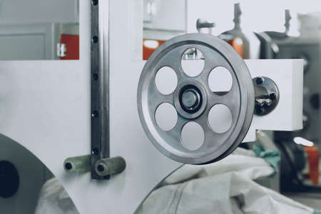 Metal production equipment at the cable plant