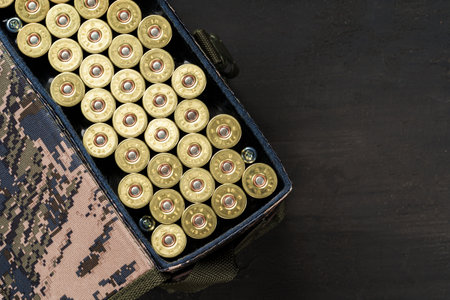 Set of cartridges for a hunting shotgun