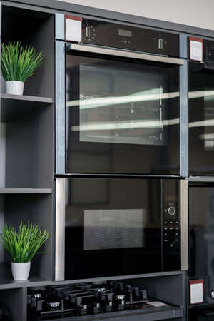 Electrical ovens, home appliances in the store..の写真素材