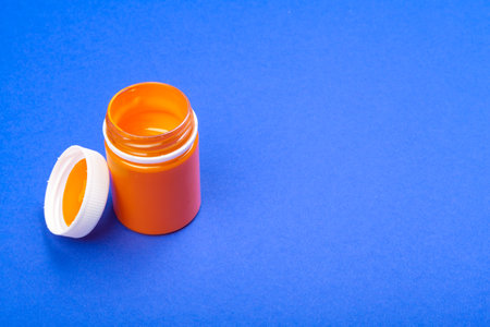 plastic Paint bottles for artの写真素材