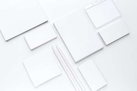 Photo. Template for branding business identity. For graphic designers presentations