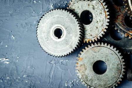 Gears from an old industrial machine