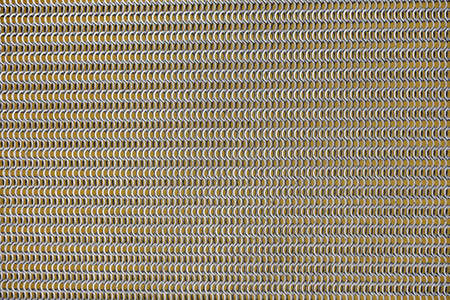 Gray textured metal urban wall for background
