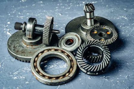 Gears from an old industrial machine