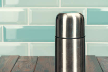 Aluminum  container bottle close upの写真素材