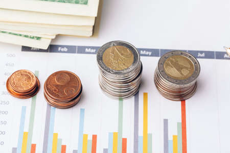 Accounting in office. Business finance and accounting conceptの写真素材