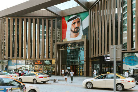 DUBAI, UAE - MARCH 15, 2021: The architecture and streets of the Dubai city, United Arab Emiratesのeditorial素材