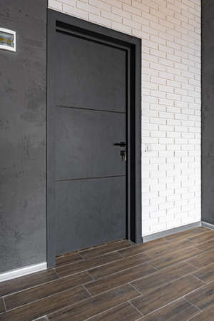 Closed door of the modern company office.の写真素材