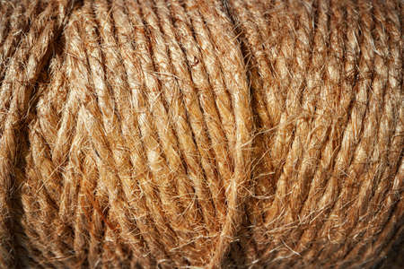 Macro shot of tangled threads close up
