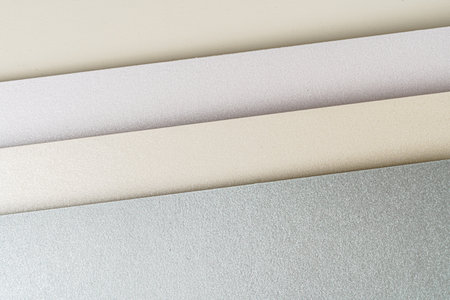Close up of paper samples for crafts and business