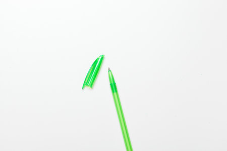 pen isolated on the white background with clipping pathの写真素材