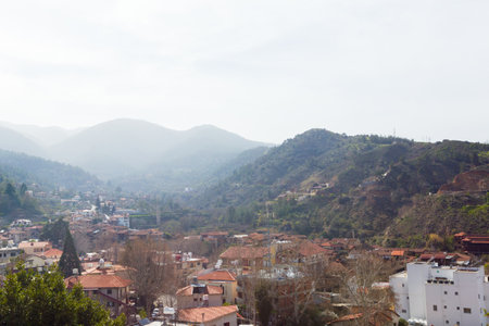 Beautiful panorama over the cityscape