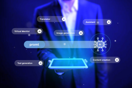 Exploring the potential of AI in content creation and various applications in daily tasksの写真素材