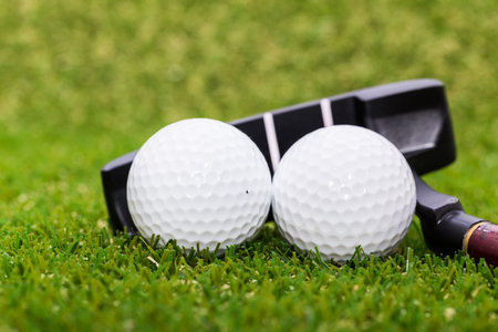 Mini golf set of equipment for indoor use