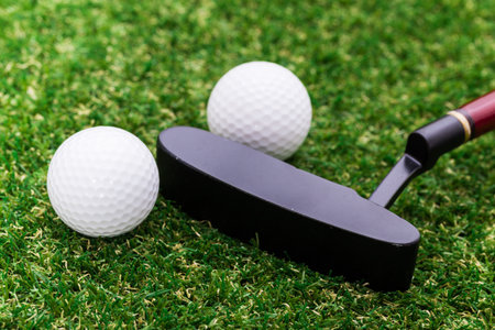 Mini golf set of equipment for indoor use